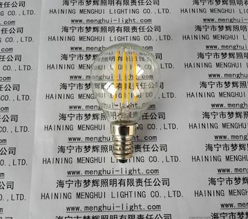 新品LED灯丝灯G45球形3WE27